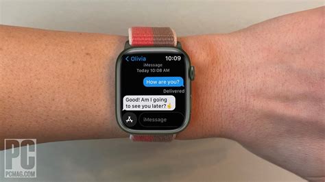 apple watch that can text|apple watch text messages.